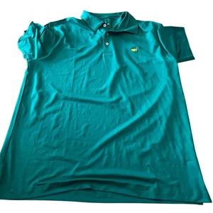 Augusta National Shirt Mens XL Green Masters Tech Polo Golf PGA Lightweight - Picture 1 of 7