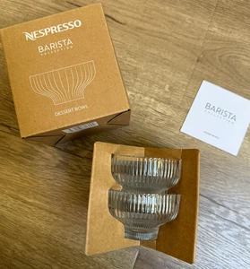 NUEVO Juego de 2 cuencos de vidrio Nespresso Affogato colección Barista - Imagen 1 de 5