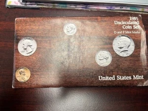 1985 Uncirculated Coin Set U.S Mint Original Government Packaging OGP - Picture 1 of 5