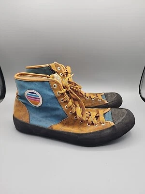 Zapatos de escalada de senderismo Fronteer para hombre talla 12 tostado y azul Foto 1 de 4