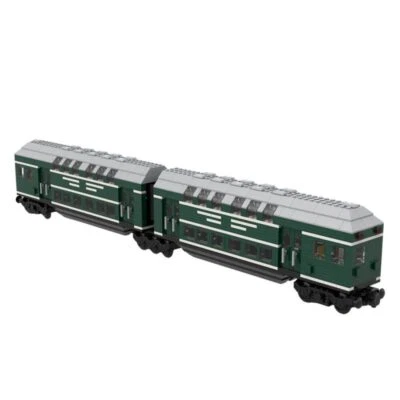 Custom MOC-139977 German Trains Carriage Doppelstockwagen Model (1614 Parts) - Image 1 of 4