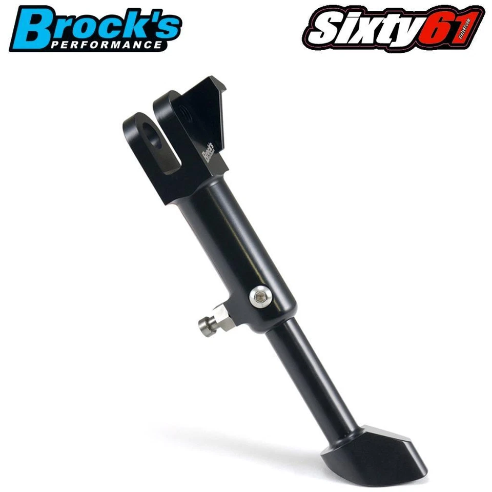 Suzuki Hayabusa 1999-2025 Kickstand Adjustable Black Stand Brocks Road Style - Image 1 of 1