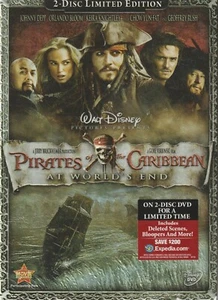 Pirates of The Caribbean At World's End - 2-Disc Limited - New Sealed in Plastic - Picture 1 of 2