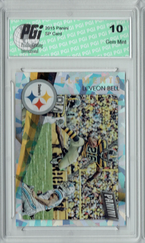 Le'Veon Bell 2015 Panini Cracked Ice #6 Only 25 Made Card PGI 10 - Image 1 of 1