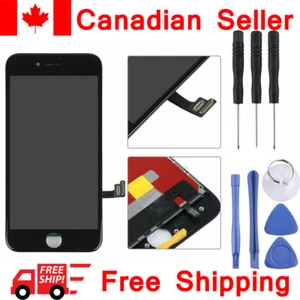 Ecran LCD de remplacement pour Apple iPhone 8 A1863 A1905 A1906 Noir Outils - Photo 1 sur 8