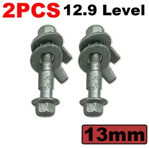 2Pcs 13mm 12.9 Intensity Metal Car Four Wheel Alignment Adjustable Camber Bolts - Bild 1 von 6