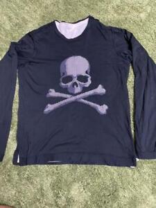Mastermind Japan Skull Reversible T-Shirt Men L Black Tops Layered From japan