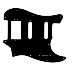 USA PICKGUARD für FENDER® 2019 ALTERNATE REALITY SIXTY-SIX® - 3 Ply PG BLACK BWB - Bild 1 von 1
