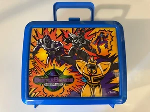 Saban's Beetleborg Metallix Blue Lunchbox Vintage 1996 - Picture 1 of 3