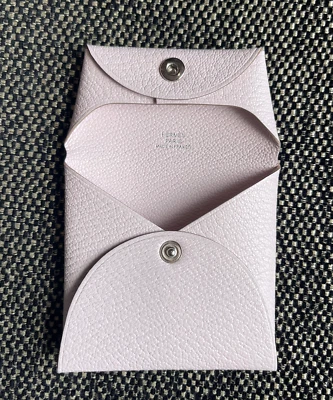 NUEVO Bastia Malva Pálido / Mysore Piel de Cabra Cartera Monedero Rosa Foto 1 de 3