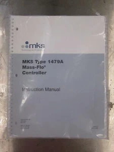 MKS Type 1479A Mass-Flo Controller Manual, 119474-P1, New - Picture 1 of 3