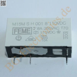 2 x M15M-SH0018-110VDC  110VDC 15mm 1xUM ( M15MSH0018110VDC FEME  2pcs - Picture 1 of 2