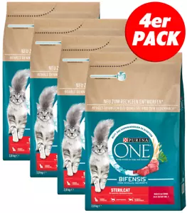 PURINA ONE STERILCAT 11,2kg Katzenfutter mit Rind Trockenfutter für Katzen - Bild 1 von 6