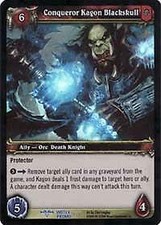 World of Warcraft TCG Conqueror Kagon Blackskull (Foil) - Wrath of Lich King Pro