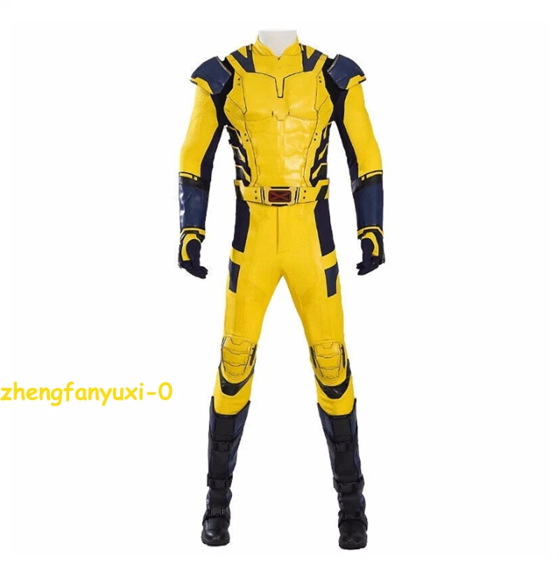 Deadpool 3 Росомаха косплей костюм наряд мужчин комбинезон обуви Хэллоуин полный комплект - Изображение 1 из 4