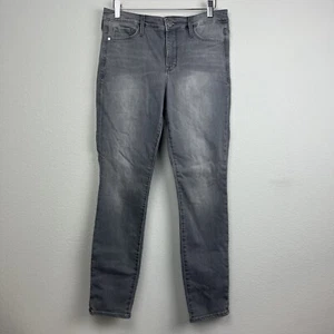 Athleta Jeans Womens 8 Gray Denim Pants Skinny Sculptek Stretch Dark Wash 30X28 - Picture 1 of 13