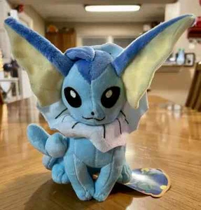 NEW 2018 Japanese Game Freak Nintendo Pokemon Center Vaporeon Plush NWT X2 - Picture 1 of 6