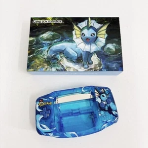 Nintendo Vaporeon Pokemon Complete Shell Kit Game Boy Advance Housing GBA - Picture 1 of 1
