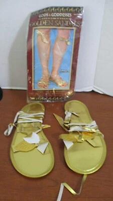 FORO~ SANDALIAS DORADAS DIOSES Y DIOSAS Accesorio Halloween Foto 1 de 3
