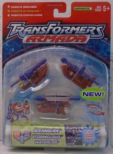 Transformers Armada Sea Mini-Con Team Oceanglide Stormcloud Waterlog Hasbro MOC - Picture 1 of 2