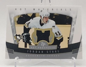 Jordan Staal 2006-07 Fleer Hot Prospects Hot Materials Jersey Rookie Card # HMST - Picture 1 of 3