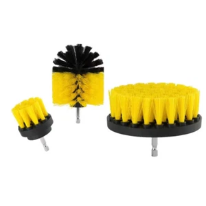 3Pcs round Full Electric Bristle Drill Brush Rotary Cleaning Tool Set Scrubber C - Picture 1 of 12