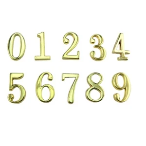 10PCS Metal House Number Address Number Plaque Address Number Stickers - Picture 1 of 11
