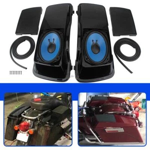 6X9" Saddlebag Speaker Lids Sets For Harley Electra Street Road Glide 1994-2013 - Bild 1 von 23