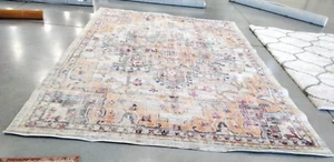 BEIGE / ORANGE 9' X 12' Back Stain Rug, Reduced price 1172751956 MAD473E-9 - Picture 1 of 4