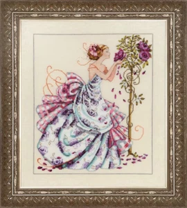 MD124 ROSES OF PROVENCE - by Mirabilia Design with Complete Materials - Picture 1 of 1