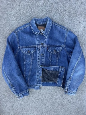 Винтажная джинсовая куртка 70-х Levi's Troy с подкладкой тип 3 сделано в США XL? - Изображение 1 из 4