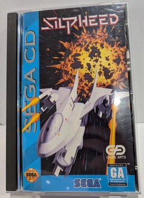 Silpheed Sega CD Game Arts Complete CIB With Manual 1993 - Image 1 of 4