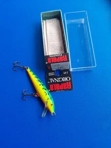 Old School Rapala F-7 FT Firetiger Ireland Fishing Lure - Picture 1 of 17