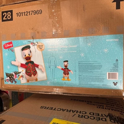 4英尺 动画唐老鸭迪士尼圣诞动画收藏家得宝 — 第 1/3 张图片