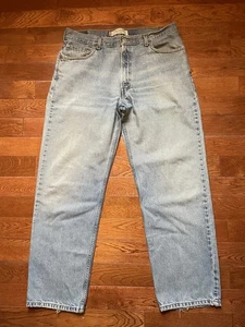 Jeans vintage Levis 550 para hombre 34x32 azul calce relajado pierna cónica denim años 90 - Imagen 1 de 17