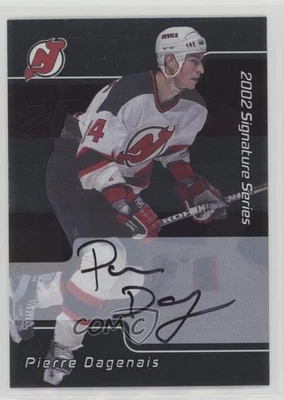 2001-02 ITG Be A Player Signature Series Auto Pierre Dagenais #250 Auto - Image 1 of 2