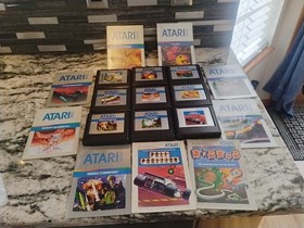 Atari 5200 Games Lot Of 9 - Tested And Working - With Manuals