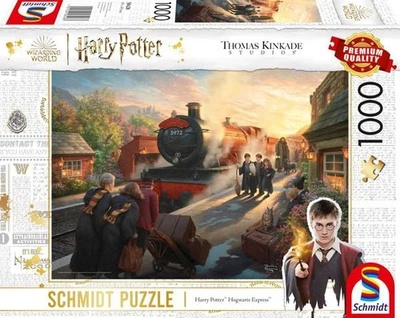 SCHMIDT SPIELE Wizarding World, Harry Potter™ Hogwarts Express™, Puzzle Thomas Kinkade 1.000...