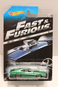 Hot Wheels Fast & Furious – ’72 Ford Gran Torino Sport Green (2013, 5/8) - Picture 1 of 7
