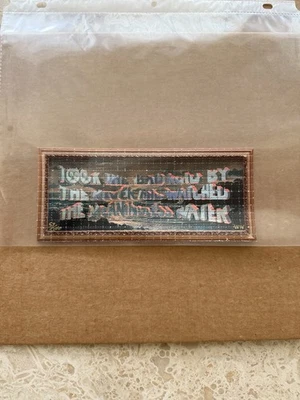 Took The Bad Acid By The River And Watched - Wayne White 2019 variante BLOTTER - Imagem 1 de 3