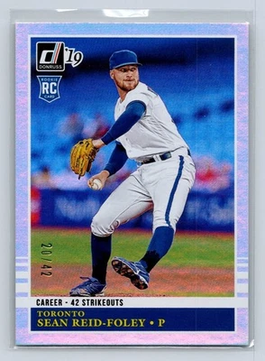 2019 Panini Donruss Retro 1985 Sean Reid-Foley Rookie 219 (/42) - Image 1 of 2