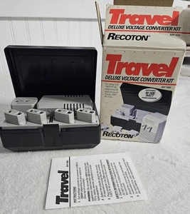 RECOTON 50/1600W TRAVEL DELUXE VOLTAGE 110/117 CONVERTER KIT - MPN ADF 1650 - Bild 1 von 8