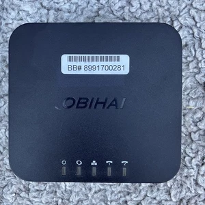 Polycom Poly ObiHai OBI302 VOIP Adapter W/ AC adapter For Google Voice & Others - Photo 1/8