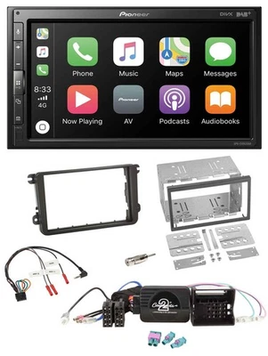 Pioneer USB Lenkrad DAB 2DIN Bluetooth Autoradio für VW Amarok Beetle EOS Caddy - Bild 1 von 4