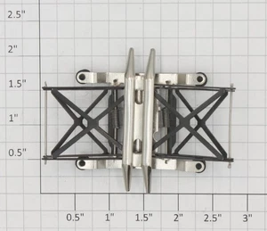 Pantógrafo Lionel 21701-15 K-Line GG1 negro con contacto plateado y aislantes negros - Imagen 1 de 3