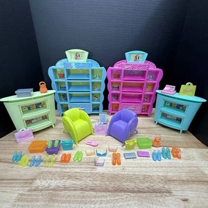 Barbie Vintage Y2K 2001 Chic Shoe Store Boutique Mall Playsets Shoes & Furniture - Picture 1 of 10
