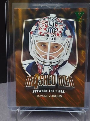 11-12 ITG Between The Pipes Masked Men IV Gold /10 #MM48 Tomas Vokoun - Image 1 of 2