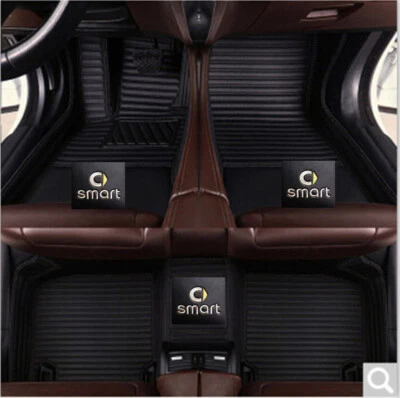 Automatten Für Smart Fortwo Forfour BRABUs Auto-Fußmatten Allwetter PU 5sitz - Bild 1 von 4
