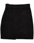 Benetton Womens High Waist Pencil Skirt It 40 Small W25  Black Cotton At03