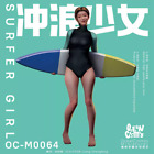 58mm Total Height Resin Figure Surfer Girl Unassembled Unpainted M64